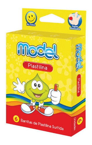 Plastilina Model X6 Colores Surtidos // Pack X 10 Cajitas //