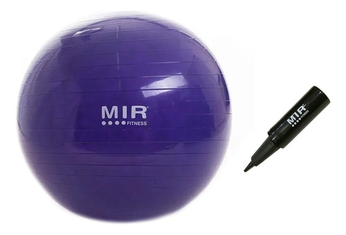 Combo Fitball Pelota Esferodinamia 85cm Mir + Inflador Mir 