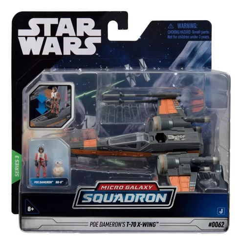 Star Wars Micro Galaxy Squadron T-70 X-wing Poe Dameron 