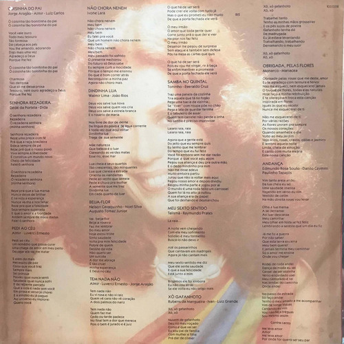 Lp Vinil Beth Carvalho - No Pagode - Com Encarte - 1979 - Mv (Usado)