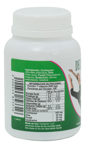 Imagen 2 de 4 de Delga Algas 420 Mg X 100 Cápsulas