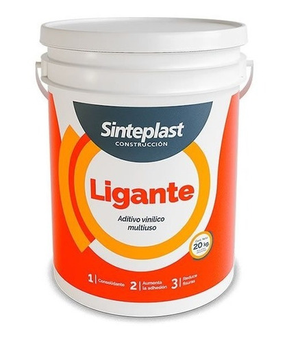 Ligante Sinteplast Construccion Tacuru Aditivo Mortero 20