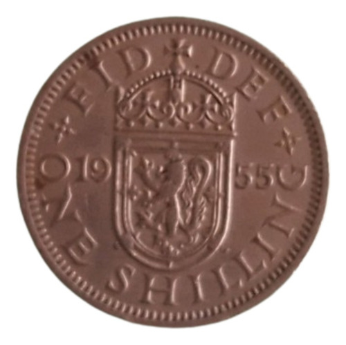 Moneda Gran Bretaña One Shilling 1952 Elizabeth Il Sku0019