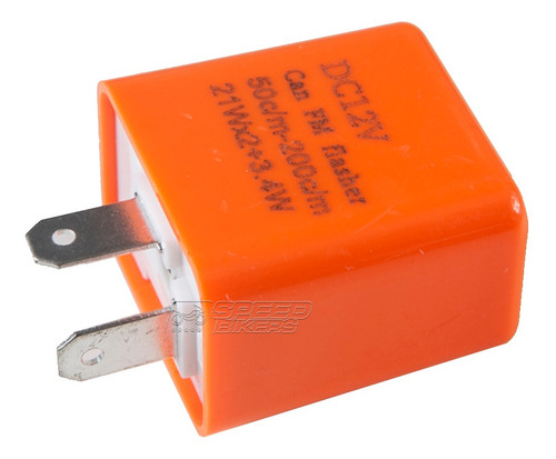 Imagem 2 de 6 de Relê 12v Pisca Setas Led Moto 2 Pinos Universal Strobo