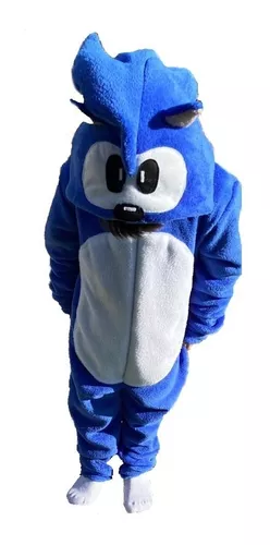 Macacão/Pijama Infantil 'Sonic' Projeto Fan Service