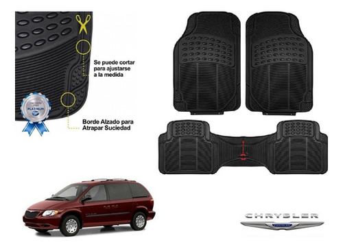 Tapetes 3pz Uso Rudo Chrysler Town Country 2003