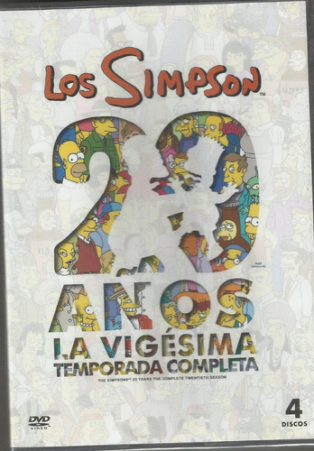 Los Simpson Temporada 20 Vigésima Dvd Serie