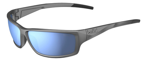 Bolle Gafas De Sol Ovaladas Cerber, Titanio Mate