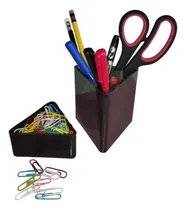Comprar Porta Lápiz Con Porta Clips Acrílico (set Dos Piezas)