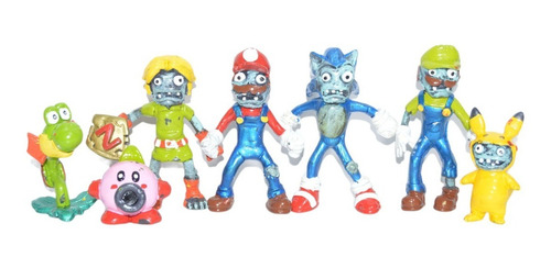 Muñecos Figuras Personajes Plantas Vs Zombies Smash Bros