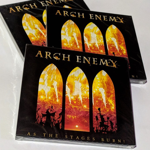 Cd Arch Enemy - As The Stages Burn! (cd +dvd+ Slipcase)