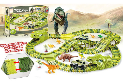  Zippy Toys Dinosaur Color Verde - 240 Piezas