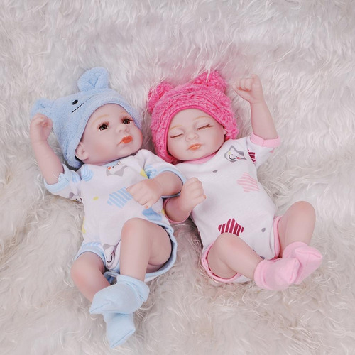 Bebes Reborn Silicona Cuerpo Completo Con Juego De Ropa