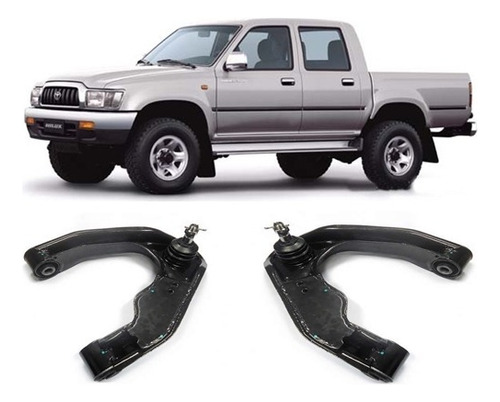 Par Bandeja Superior Com Pivo Hilux 2.8 4x4 1996 A 2004