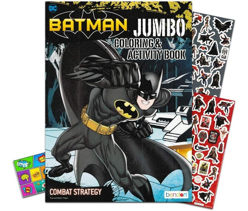 Liga De La Justicia Batman Libro Para Colorear Bundle Con Ba