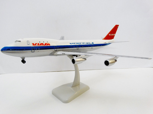 Viasa Boeing 747 Avión A Escala 1/200 Modelo Custom Hogan