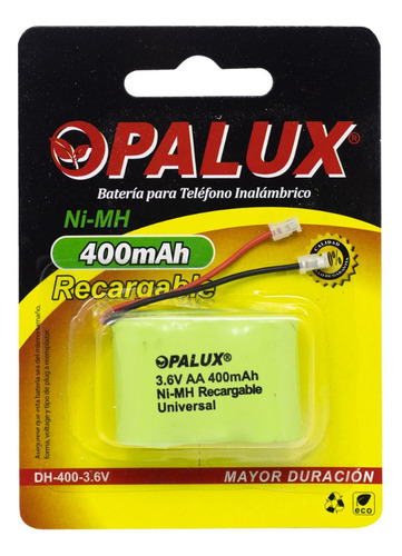 Batería Recargable Aa Ni-mh Para Teléfono Dh-400-3.6v Opalux