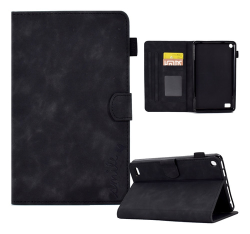 Funda De Piel Para Tablet Amazon Kindle Fire 7 2019/2017/201