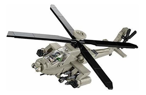 Kits De Magia Cobi Fuerzas Armadas Ah-64 Apache Helicóptero,