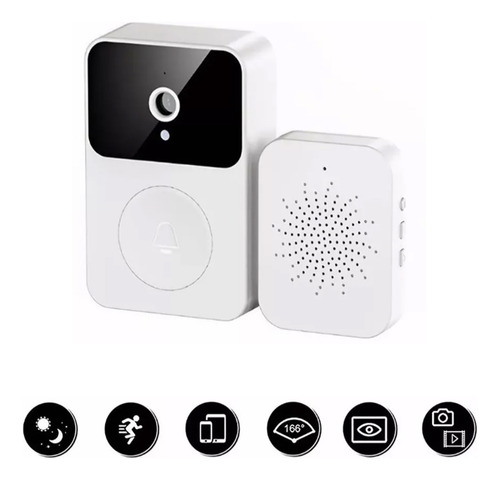 Cámara De Vídeo Visual Smart Doorbell Wifi Con Intercomunica