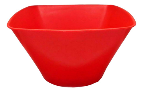 Bowl Cuadrado Rojo X 10u - Cotillón Waf