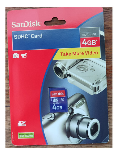 Memoria Sandisk De 4gb Sdhc Card