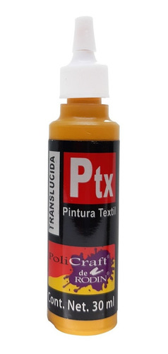 Pintura Textil Policraft Ptx Translucida 30 Ml, Pieza Color Oro 810