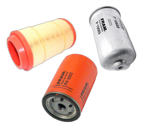 Kit 3 Filtros Fram Ford Ranger 3.0