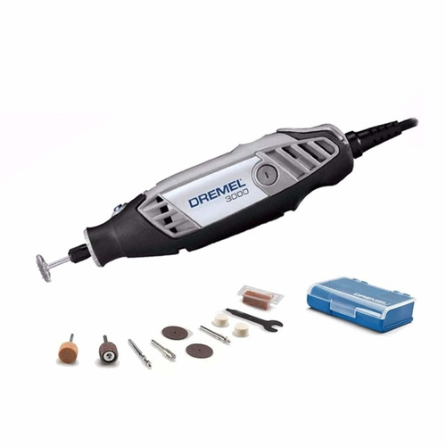 Imagen 3 de 3 de Minitorno Dremel 3000 120W 220V 50Hz 10 accesorios