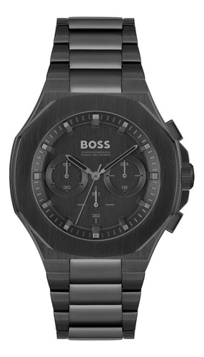 Reloj Boss Taper Para Hombre De Acero Negro 1514088 Ss