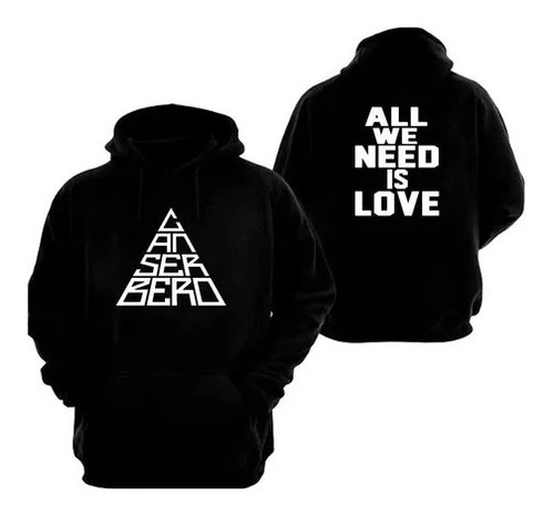 Poleron Estampado Con Diseño Canserbero All We Need Is Love