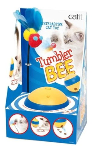 Juguete Para Gatos Catit Play Tumbler Bee