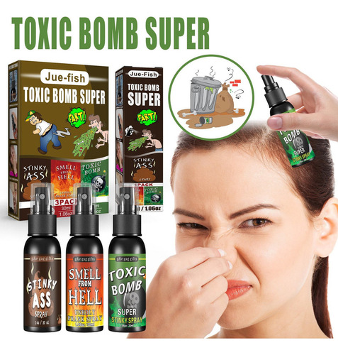 . P Fart Spray, Aerosol For Pedos Extra Fuerte, 30 Ml Potent