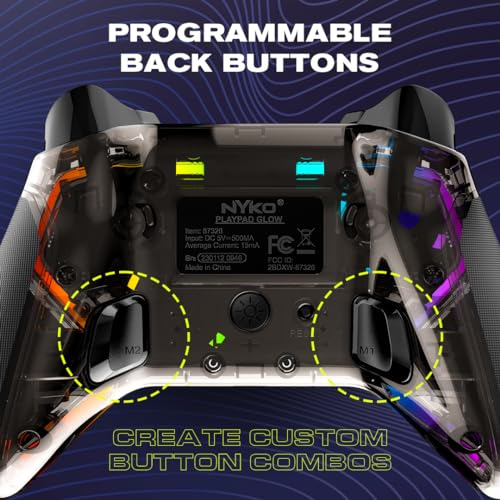 Nyko Playpad Glow: Controlador Inalámbrico Rgb Switch
