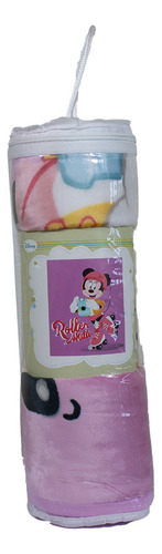 Frazada Ultra Soft Minnie Roller 80x110cm Rosado Disney