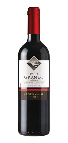 Vino Tinto Chileno Paso Grande Cabernet Sauvignon