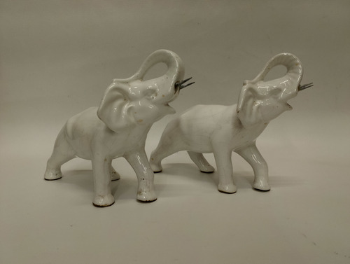 Porcelana Antigua Elefante Blanco Sagrado Made In Portugal 