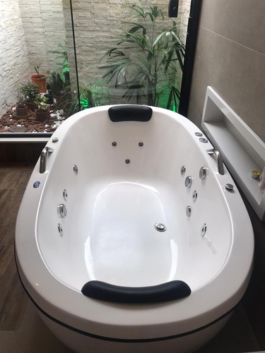 Ofurô Duplo C/ Hidro E Aquecedor+ Cromoterapia Varias Medida