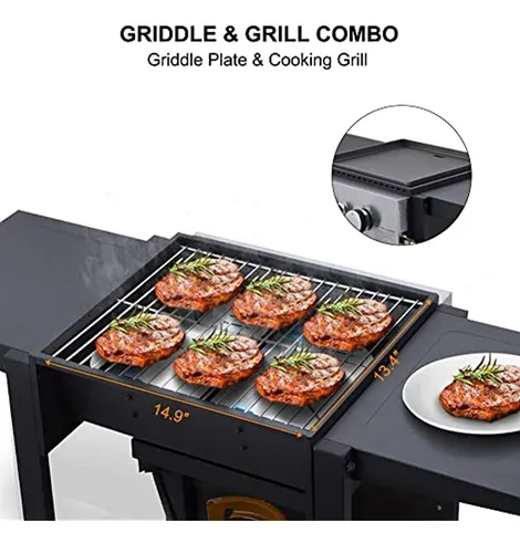 Grill flat top combo sales