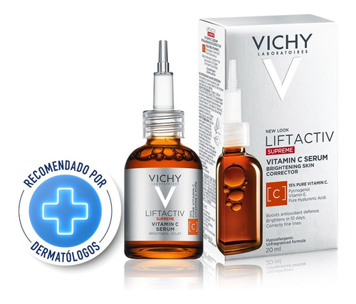 Sérum Vitamin C Serum Vichy Liftactiv Supreme día/noche para todo tipo de piel de 20mL