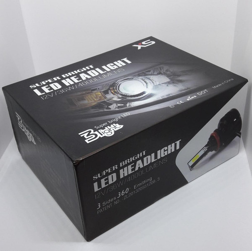 Imagen 5 de 5 de Kit 2 Focos Led Cree H3 6000k