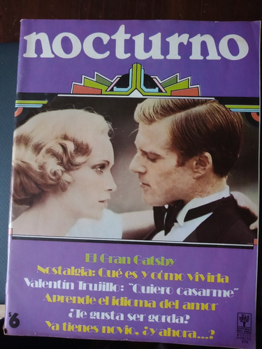 El Gran Gatsby En Revista Animal Nocturno Año 1974