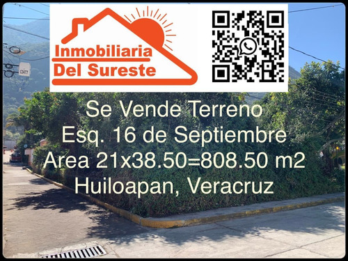 Terreno En Venta Huiloapan De Cuauhtémoc Centro