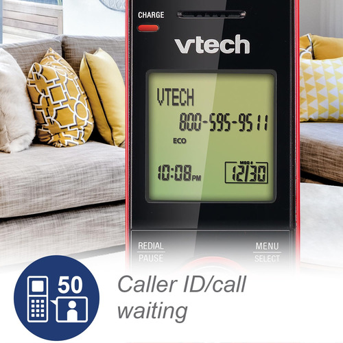 Teléfono Inalámbrico Dect 6.0 Con Identificador Y Altavoz, R