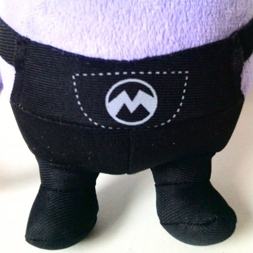 Para 2ps Diablo De Muñeco De Peluche Minion Morado