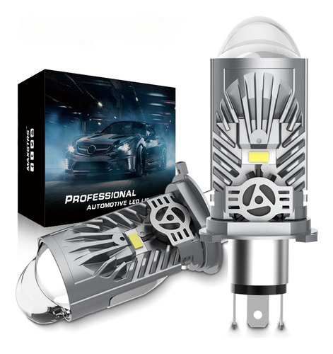 Foco Led H4 Bi-lupa De 30000lm Para Auto, Moto