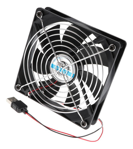 Ventilador Silencioso De 120mm Usb For Router Receptor Dvr