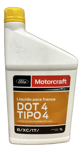 Liquido Freno Motorcraft Dot 4 - 1000 Ml