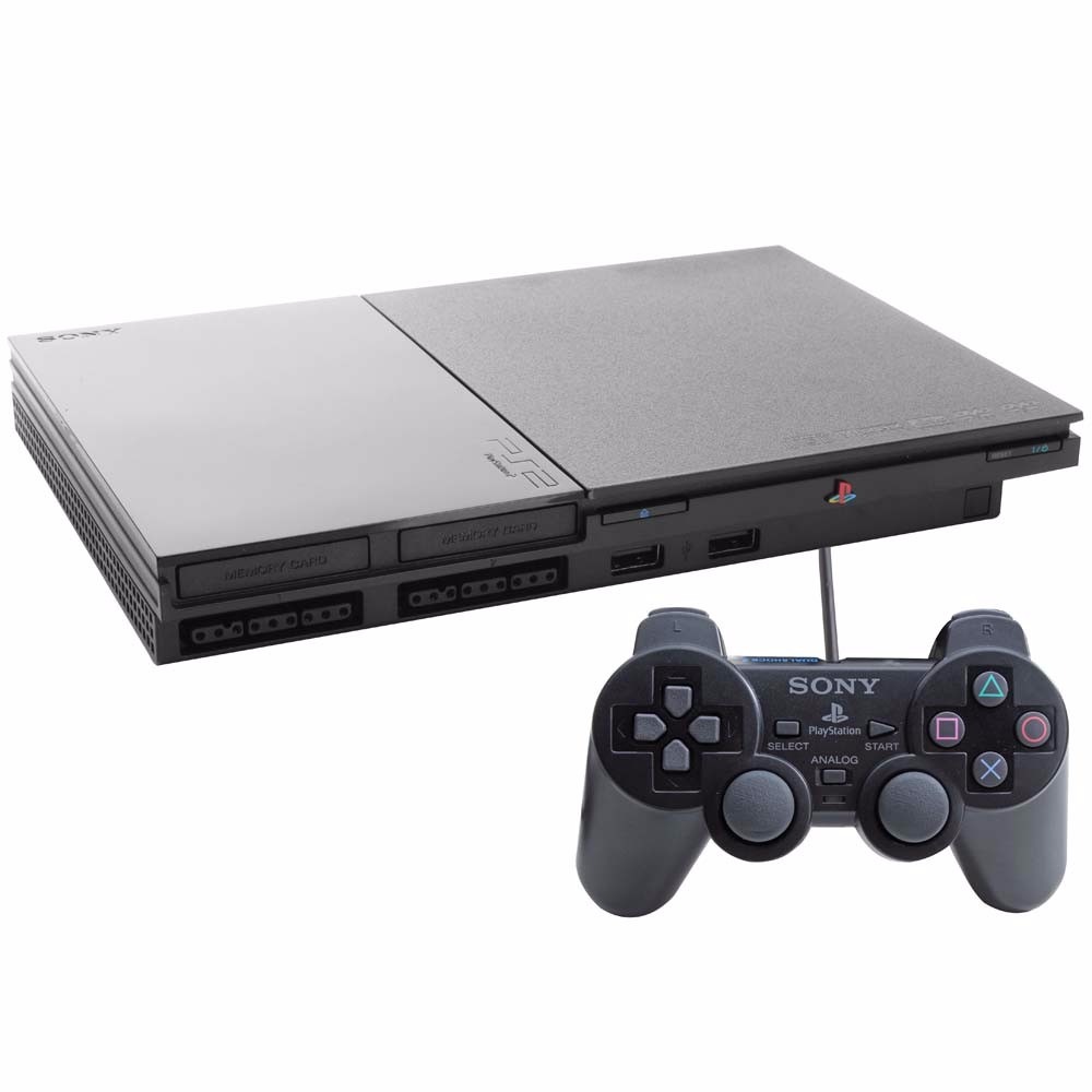 Пс 2 топ. Sony PLAYSTATION 2 ps2. PLAYSTATION 2 Slim. Sony ps2 Slim. Консоль Sony PLAYSTATION 2.