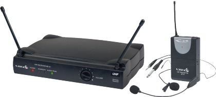 Microfone Sem Fio Lyco Uh-01 Hli Headset Cabeça -somos Loja